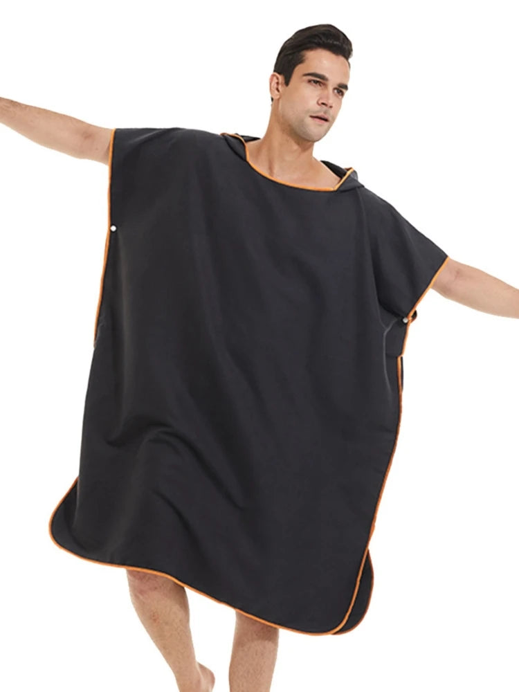 Peignoir en microfibre à capuche – Séchage rapide – vue 5 | Les Secrets de Léa