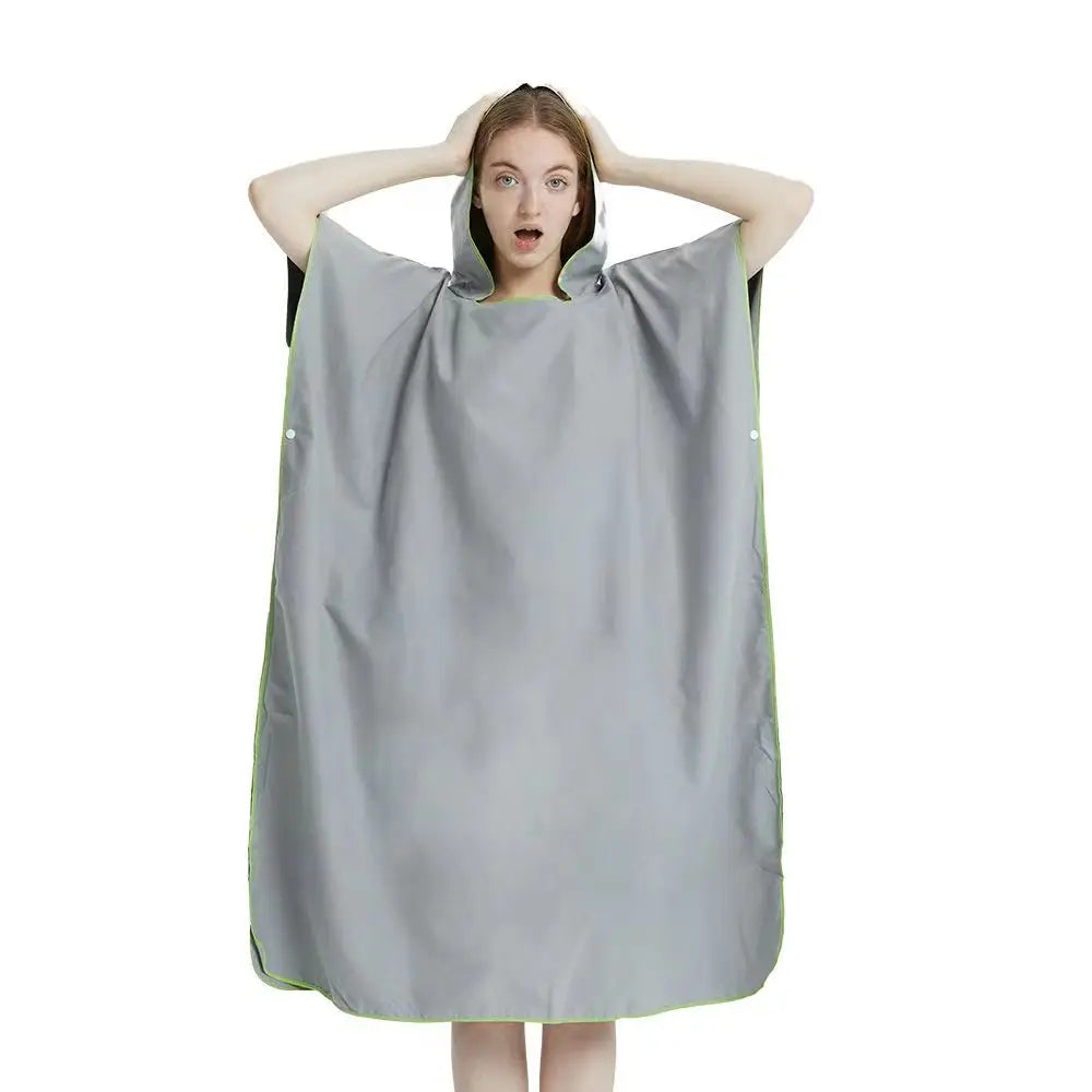 Peignoir en microfibre à capuche – Séchage rapide – vue 6 | Les Secrets de Léa
