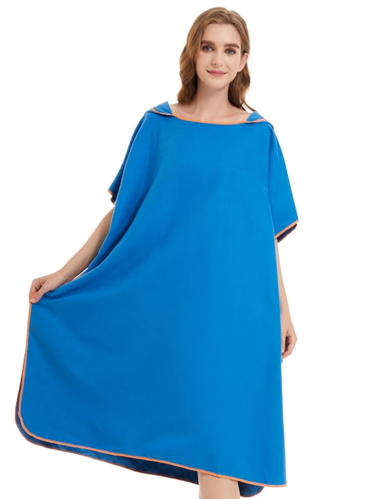 Peignoir en microfibre à capuche – Séchage rapide – vue 8 | Les Secrets de Léa