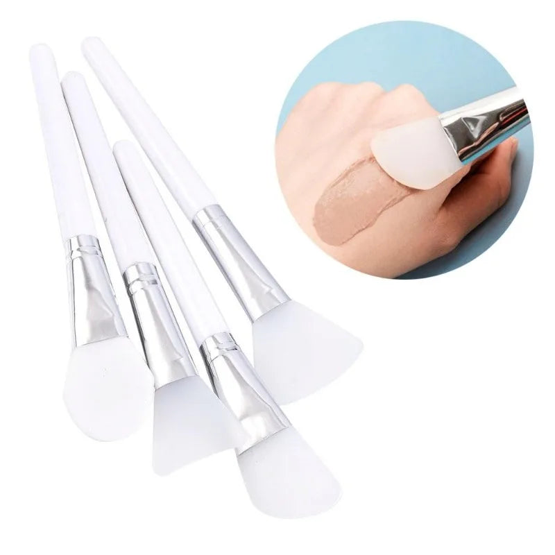 Pinceaux à masque en silicone – Lot de quatre – vue 4 | Les Secrets de Léa