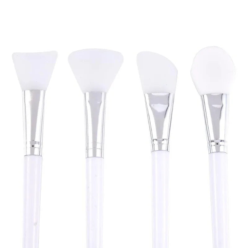 Pinceaux à masque en silicone – Lot de quatre – vue 5 | Les Secrets de Léa