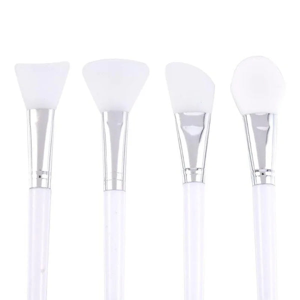Pinceaux à masque en silicone – Lot de quatre – vue 5 | Les Secrets de Léa