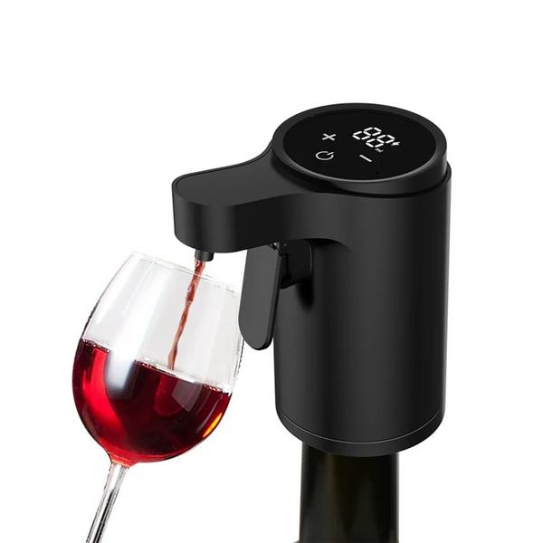 Pompe à vin électrique aérateur automatique verseur | Les Secrets de Léa
