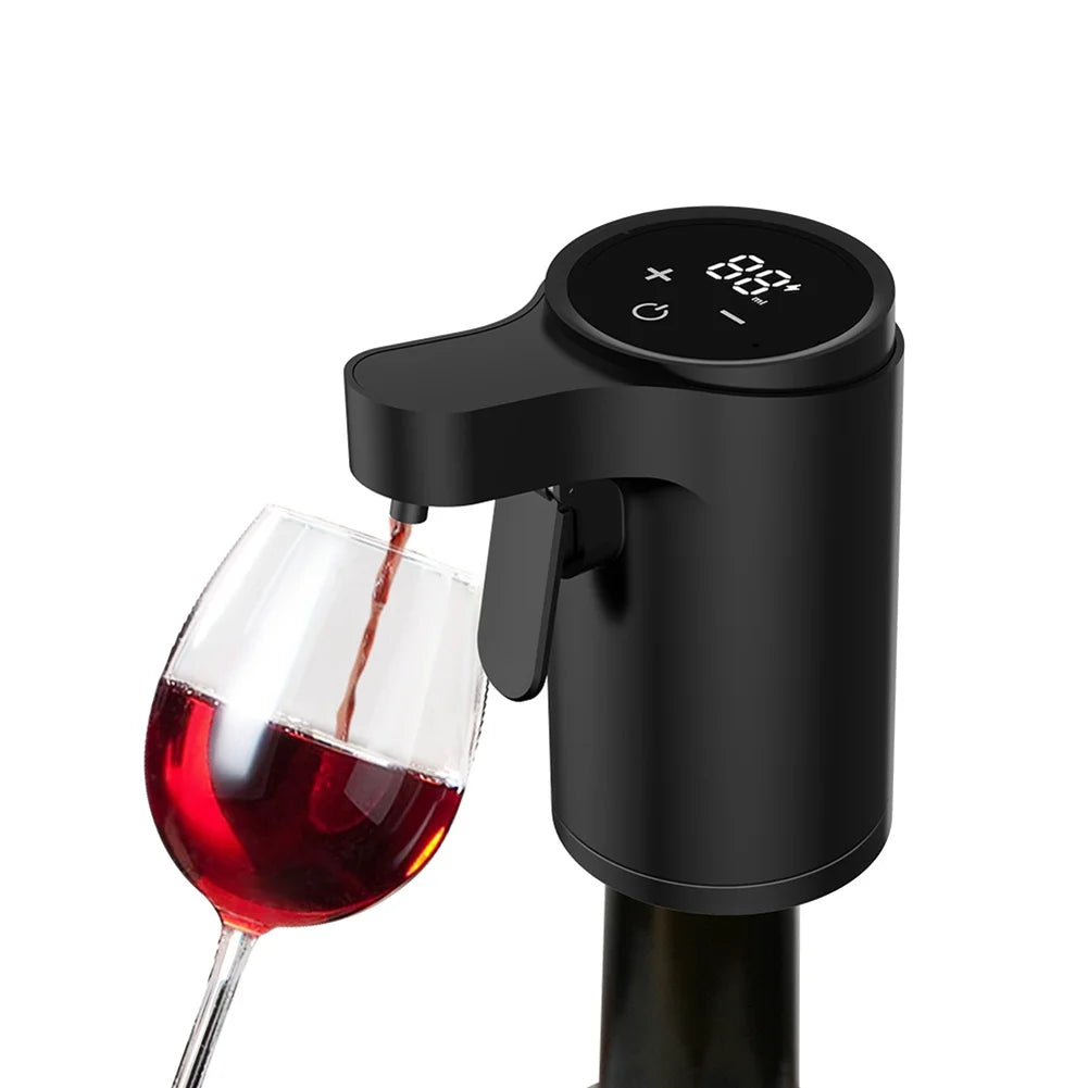 Pompe à vin électrique aérateur automatique verseur – vue 2 | Les Secrets de Léa