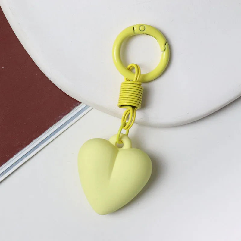 Porte-clés cœur mat à anneau ressort – 8 coloris – vue 8 | Les Secrets de Léa