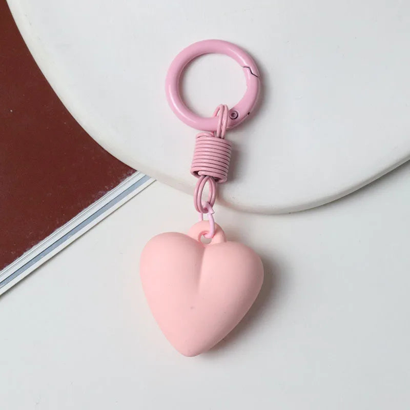 Porte-clés cœur mat à anneau ressort – 8 coloris – vue 9 | Les Secrets de Léa