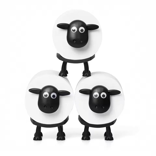 Porte-rouleau papier toilette mouton – 1 ou 3 | Les Secrets de Léa