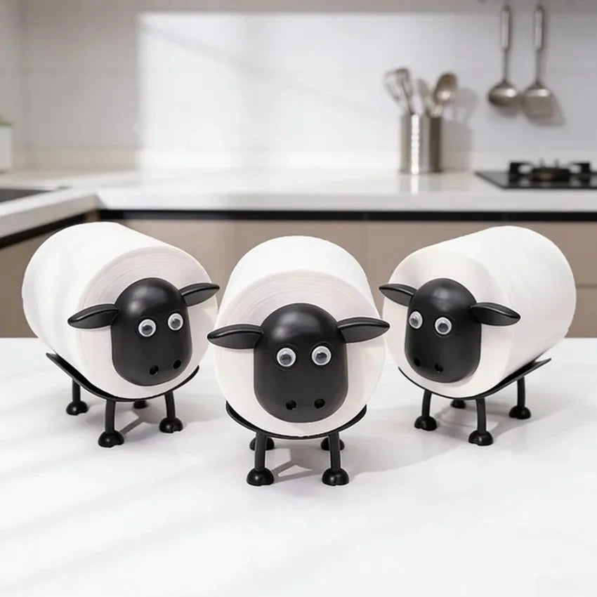 Porte-rouleau papier toilette mouton – 1 ou 3 – vue 2 | Les Secrets de Léa
