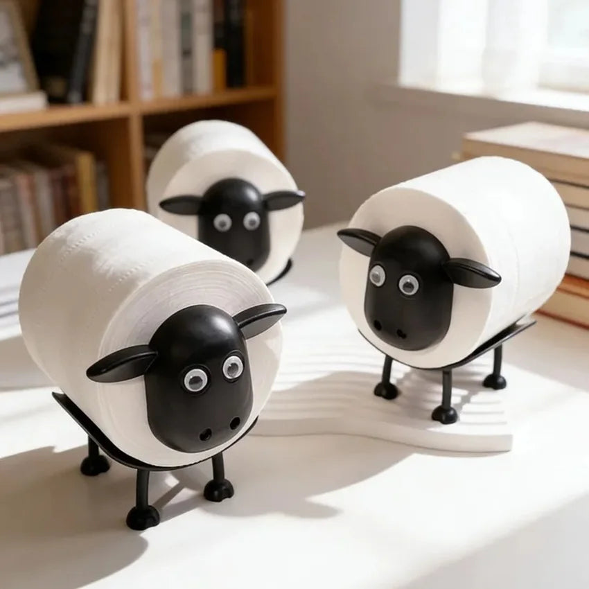 Porte-rouleau papier toilette mouton – 1 ou 3 – vue 3 | Les Secrets de Léa
