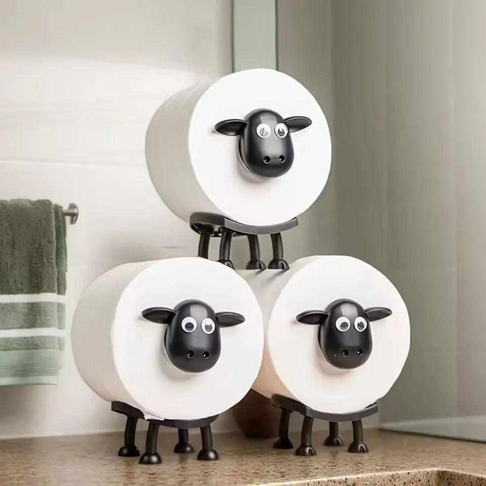 Porte-rouleau papier toilette mouton – 1 ou 3 – vue 4 | Les Secrets de Léa
