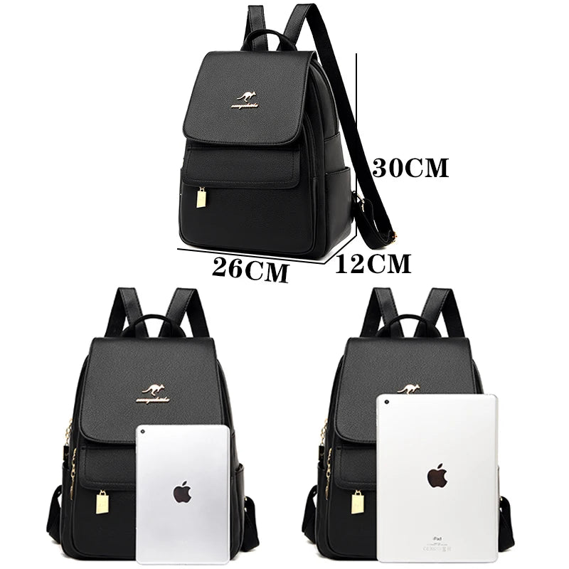 Sac à dos en simili cuir – 26 × 12 × 30 cm – vue 2 | Les Secrets de Léa