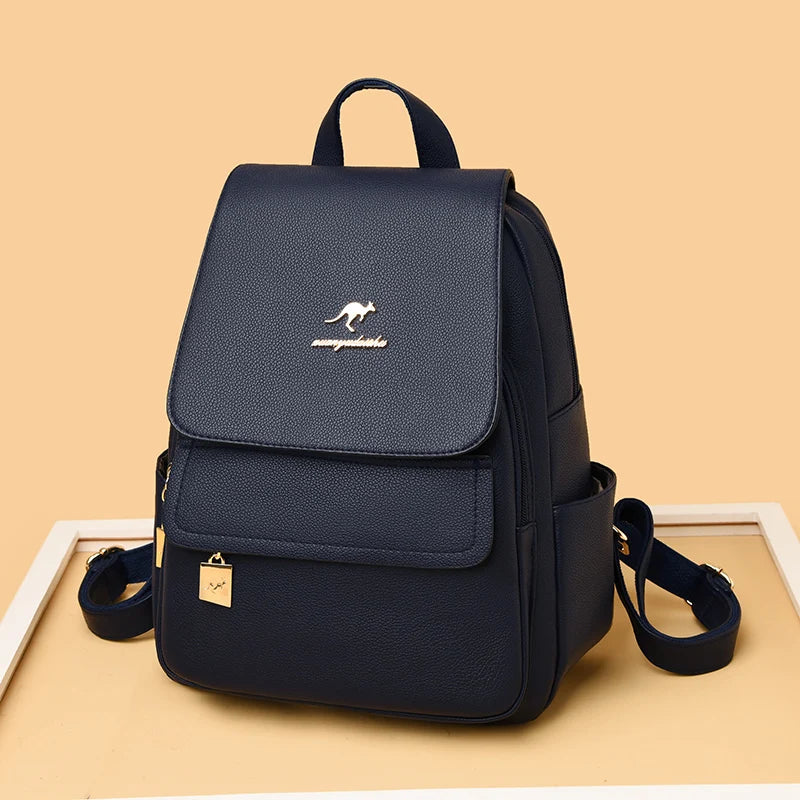 Sac à dos en simili cuir – 26 × 12 × 30 cm – vue 4 | Les Secrets de Léa