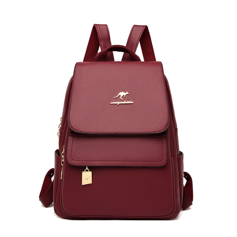 Sac à dos en simili cuir – 26 × 12 × 30 cm – vue 8 | Les Secrets de Léa
