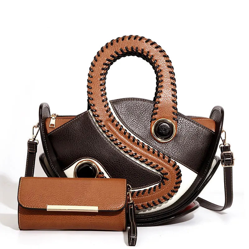 Sac à main en simili cuir tressé – Six coloris – vue 10 | Les Secrets de Léa