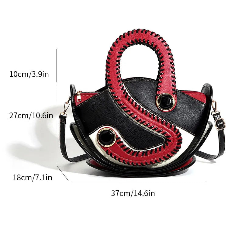Sac à main en simili cuir tressé – Six coloris – vue 6 | Les Secrets de Léa