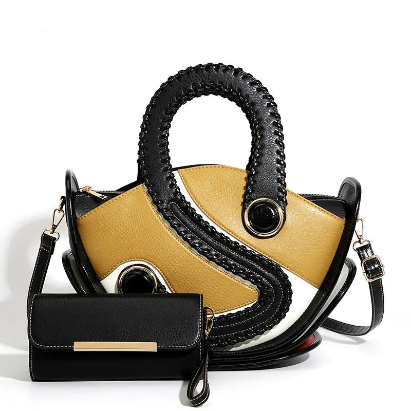 Sac à main en simili cuir tressé – Six coloris – vue 7 | Les Secrets de Léa