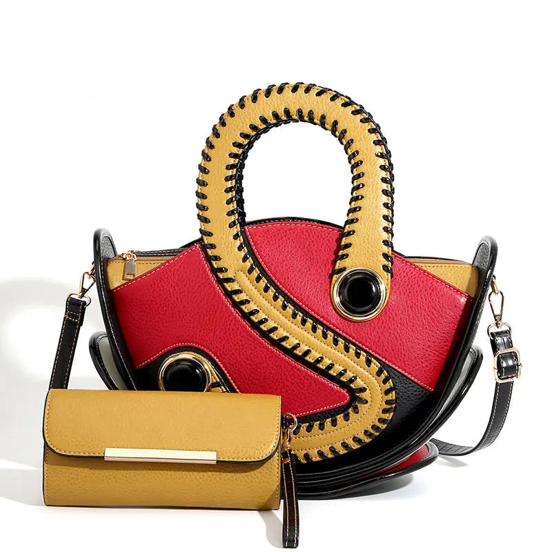 Sac à main en simili cuir tressé – Six coloris – vue 8 | Les Secrets de Léa