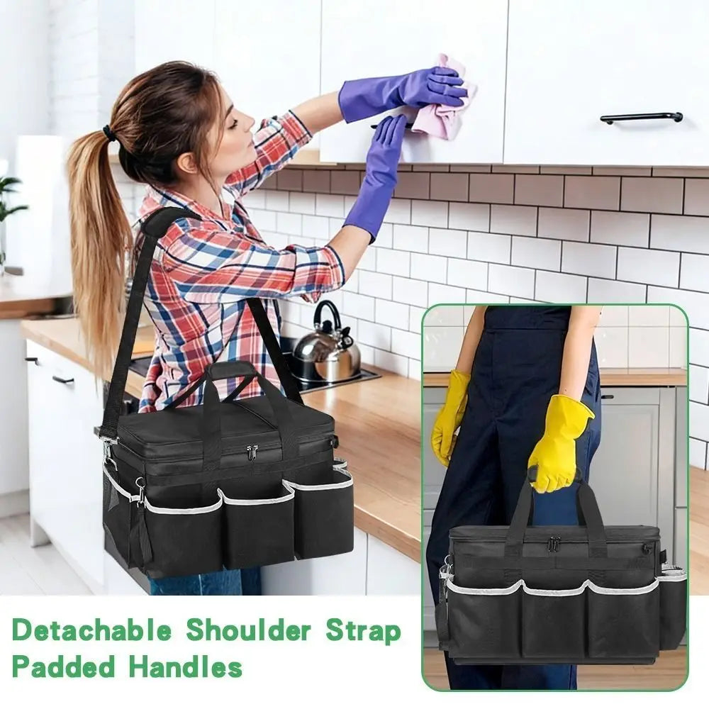 Sac organisateur lavage auto à bandoulière – 50 cm – vue 4 | Les Secrets de Léa