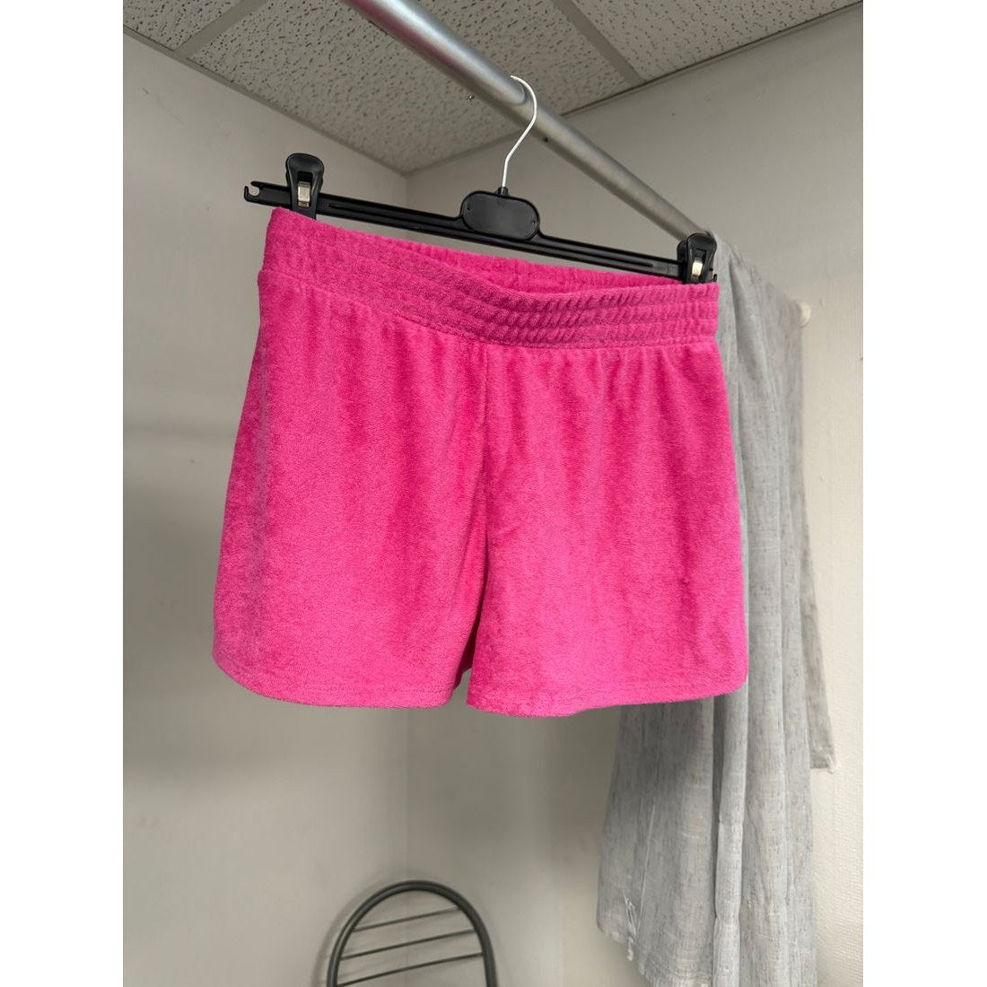 Short éponge rose fuchsia – Taille élastique – vue 3