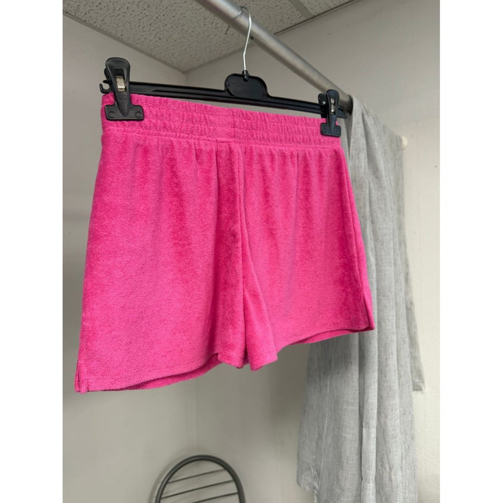 Short éponge rose fuchsia – Taille élastique – vue 5