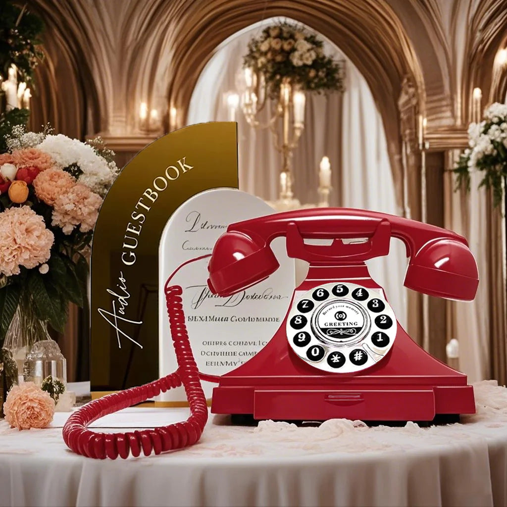 Téléphone à messages vocaux – Style rotatif – vue 4 | Les Secrets de Léa