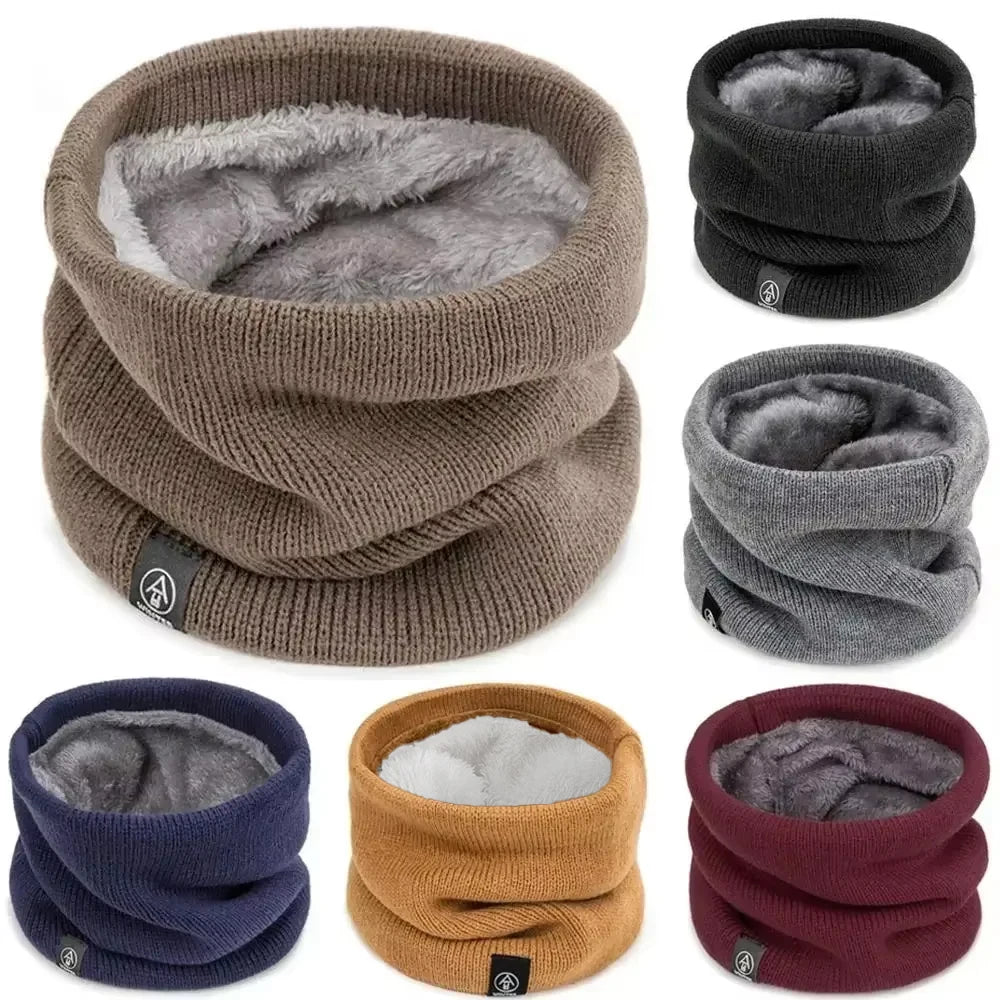 Tour de cou tricoté doublé peluche – 5 coloris – vue 3 | Les Secrets de Léa