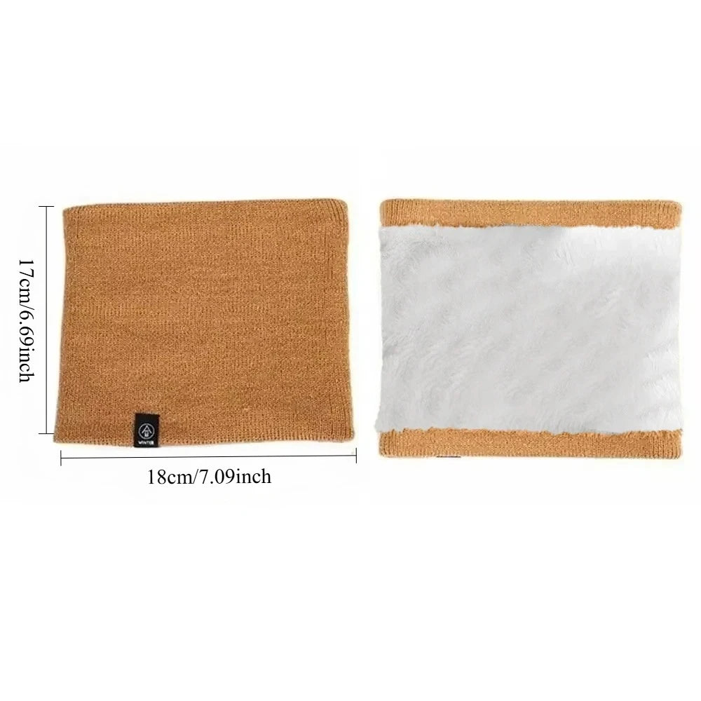 Tour de cou tricoté doublé peluche – 5 coloris – vue 4 | Les Secrets de Léa