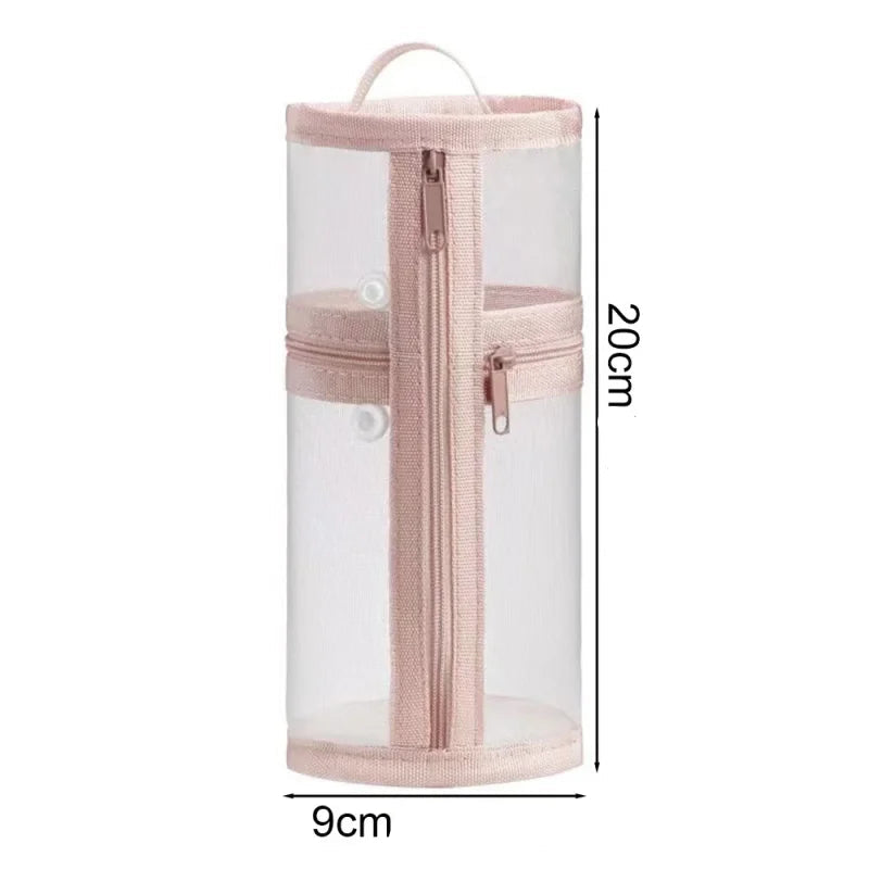 Trousse à pinceaux en filet – 23 × 17,5 cm – vue 2 | Les Secrets de Léa