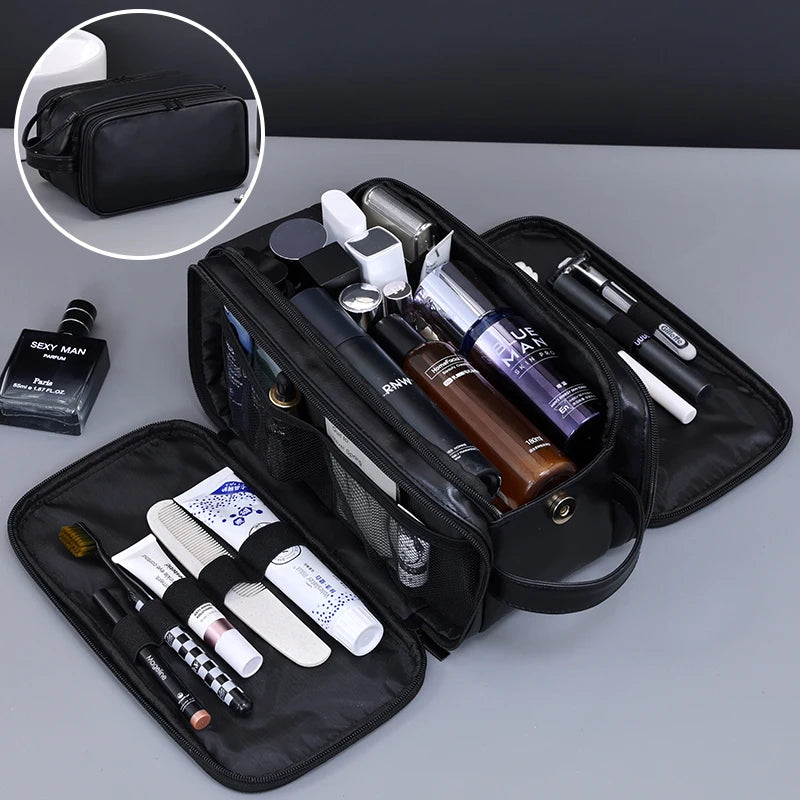 Trousse de toilette à suspendre – Multi-poches en PU – vue 10 | Les Secrets de Léa