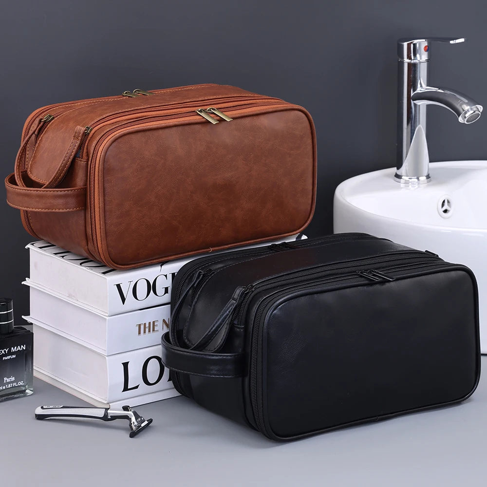 Trousse de toilette à suspendre – Multi-poches en PU – vue 3 | Les Secrets de Léa
