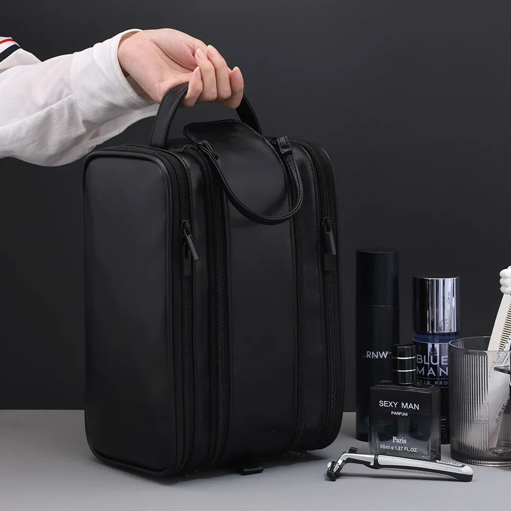 Trousse de toilette à suspendre – Multi-poches en PU – vue 6 | Les Secrets de Léa