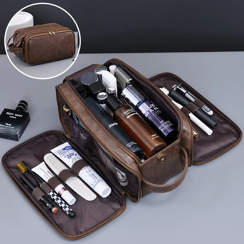 Trousse de toilette à suspendre – Multi-poches en PU – vue 8 | Les Secrets de Léa