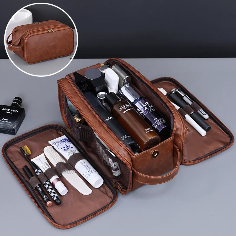 Trousse de toilette à suspendre – Multi-poches en PU – vue 9 | Les Secrets de Léa