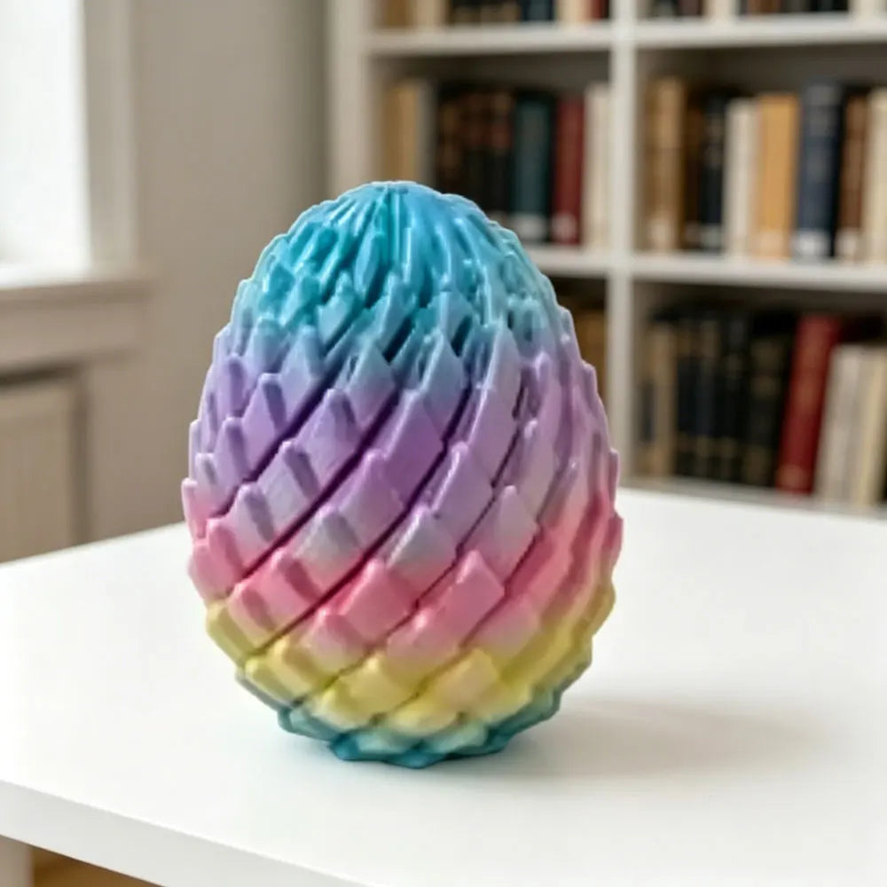 Œuf de dragon articulé imprimé en 3D – Anti-stress – vue 17 | Les Secrets de Léa