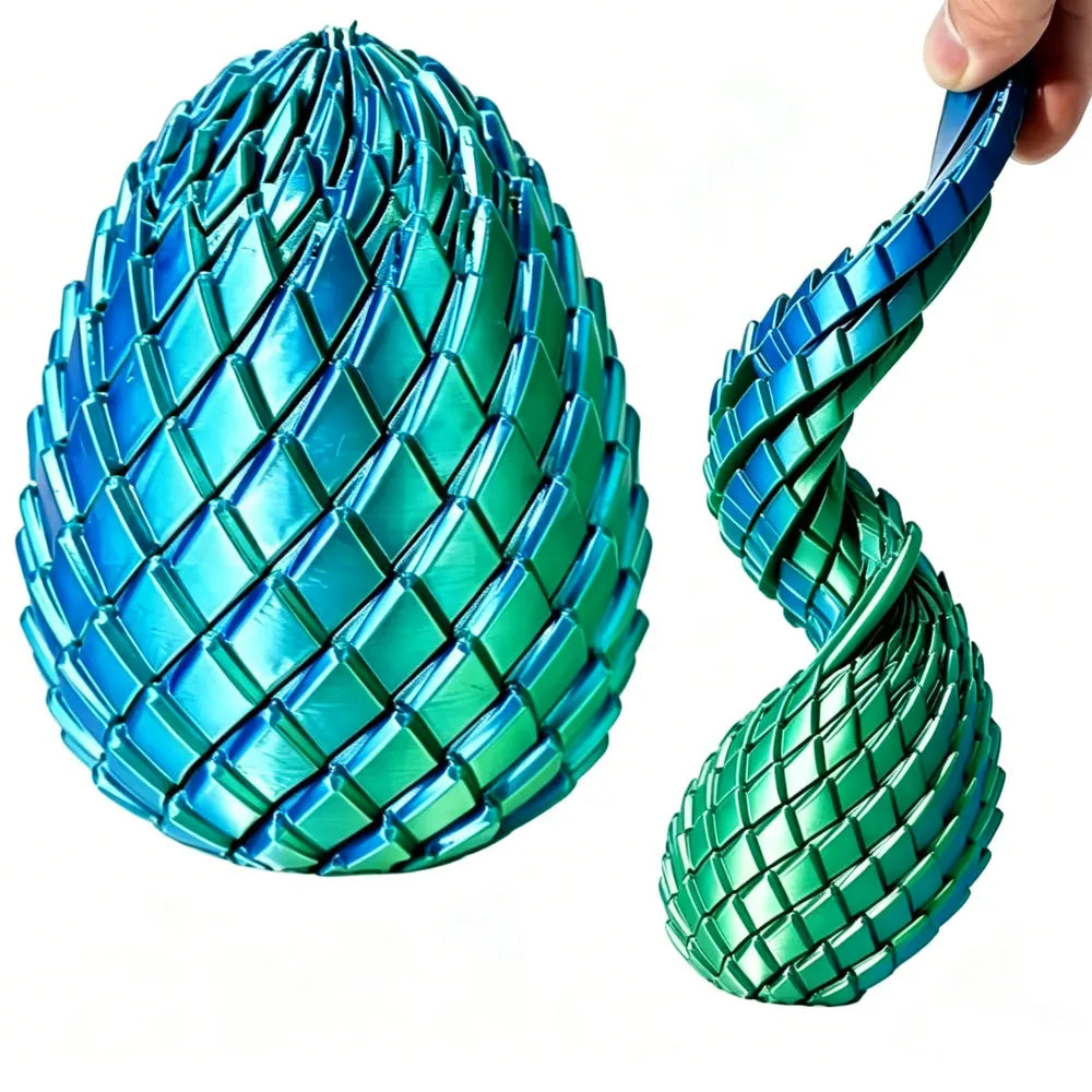 Œuf de dragon articulé imprimé en 3D – Anti-stress – vue 8 | Les Secrets de Léa